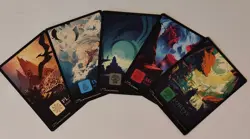 Magic the Gathering The Lost Caverns of Ixalan Full Art Lands Near Mint -5 Cards - Image 1