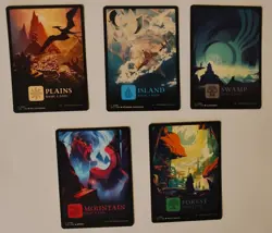 Magic the Gathering The Lost Caverns of Ixalan Full Art Lands Near Mint -5 Cards - Image 2