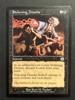 Sickening Dreams Torment Regular Magic The Gathering MTG TCG LP - Image 1
