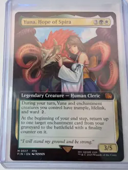 Yuna, Hope of Spira (Extended Art) Final Fantasy Regular 517 MTG - Image 1
