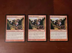 3x Boggart Shenanigans Lorwyn Magic Gathering MtG Tribal Goblin Warren Mahy - Image 1
