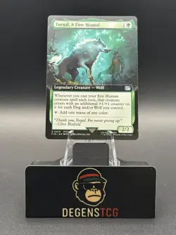 Torgal, A Fine Hound 0474 Extended Art Final Fantasy Regular mtg non foil - Image 1