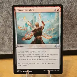 MTG Ghostfire Slice Modern Horizons 3 Set Uncommon #123 NM Fresh Pull No Play - Image 1