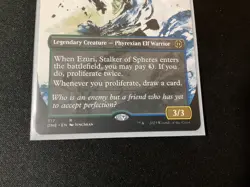 MTG Ezuri, Stalker of Spheres (Showcase) 317 - Phyrexia: All Will Be One (ONE) - Image 3