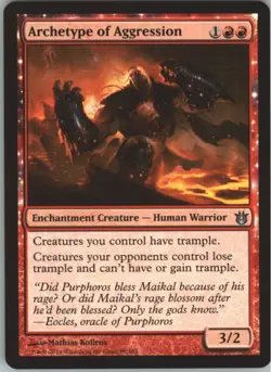 Born of Gods Archetype Aggression 88 Magic The Gathering LP - Image 1