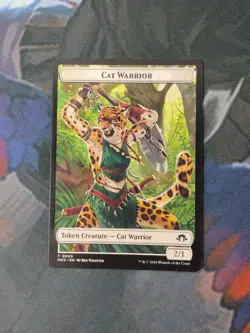 Cat Warrior Token | 7% Off 2+ | MH3 | NM | MTG - Image 1