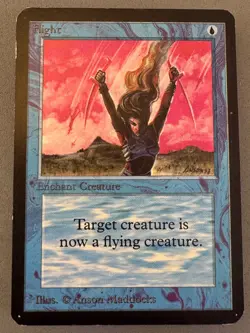 Flight MTG Limited Edition Alpha—LP Excellent—Vintage Magic: the Gathering - Image 1