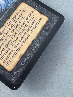 Drain Life MtG ALPHA—Moderately Played Very Good+—Vintage Magic the Gathering - Image 4