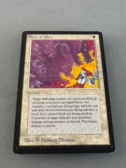 Blaze of Glory MtG Beta—Lightly Played EX—Vintage Magic—RESERVE LIST - Image 3