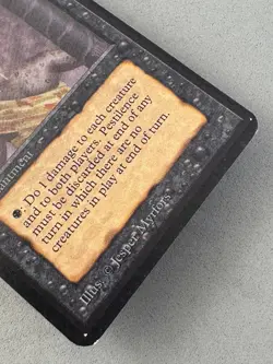 Pestilence MtG ALPHA— Moderately Played Very Good+—Vintage Magic the Gathering - Image 4