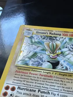 Pokemon TCG Giovanni's Machamp Gym Challenge MP 6/132 - Image 2