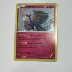 Pokemon TCG Xerneas #716 Blister Exclusives 107/162 Cosmos Holo Basic 120HP - Image 1