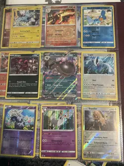 Pokemon TCG Lot Of 9 Cards Includes 1 Ultra Rare , 3 Holos &5 Reverse Holos NM - Image 1