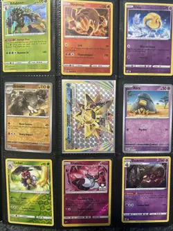 Pokemon TCG Lot Of 9 Cards Includes 1 Ultra Rare , Holos &Reverse Holos NM - Image 1