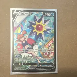 Pokemon Starmie V TG13/TG30 Full Art Holo Ultra Rare Astral Radiance Card - Image 1
