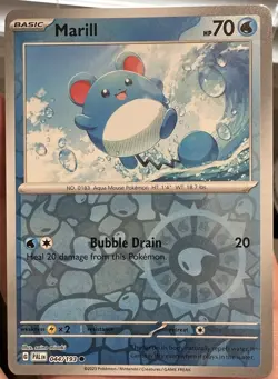 Pokemon TCG Paldea Evolved - Marill #44 Reverse Holo - Pack Fresh Mint✨ - Image 1