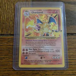 Charizard 4/102 Celebrations: Classic Collection Holo 25th Anniversary Pokemon - Image 3