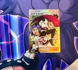 Pokemon Jesse And James Full Art Trainer 68/68 - Hidden Fates NM - Image 1