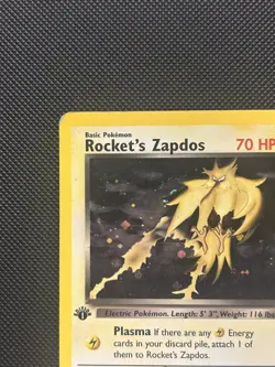 Pokemon TCG Rocket's Zapdos Gym Challenge 15/132 Holo 1st Edition Holo Rare - Image 3