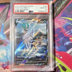 Pokemon Ice Rider Calyrex V Chilling Reign Ultra Rare Full Art Holo PSA 10 - Image 1