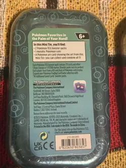 Pokemon Kanto Friends Mini Tin x2 + 1 Vibrant Paldea New and Sealed - Image 2