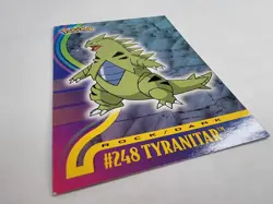 Topps Pokemon #248 Tyranitar Rock Dark Regular TV Animation Edition MP - Image 3