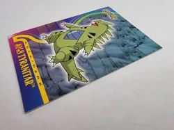 Topps Pokemon #248 Tyranitar Rock Dark Regular TV Animation Edition MP - Image 4
