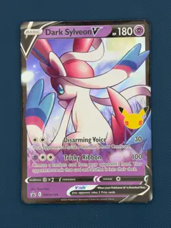 Dark Sylveon V SWSH134 Promo SWSH Black Star Pokemon Near Mint - Image 1