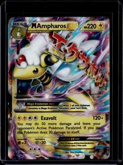 M Ampharos EX 28/98 / XY Ancient Origins 2015 (LP) / Pokemon TCG - Image 1