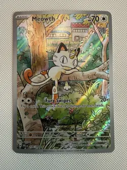 Meowth 106/094 Me02: Phantasmal Flames Holo Pokemon TCG - Image 1
