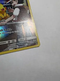 Pokemon Sun & Moon Cosmic Eclipse Pikachu 241/236 Secret Rare Holo Light Play - Image 4