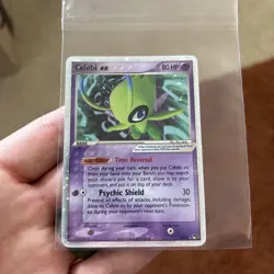 Celebi EX POP Series 2 17/17 Holo Foil Ultra Rare Pokemon TCG 2005 Unlimited LP - Image 1