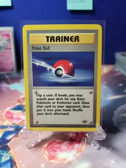 Poke Ball Trainer Jungle Base Set 64/64 Common Pokemon TCG - Image 1