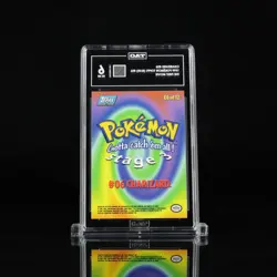 1999 Pokemon Topps (Blue) The First Movie #E6 Charizard #06 TAG 6.. - Image 2