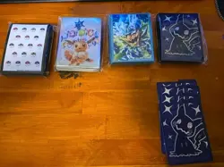 LOT Of 4 - Pokemon ETB Deck Sleeves - Image 1