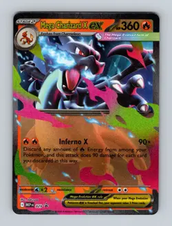 Pokemon MEP EN #029 Mega Charizard X ex Black Star Promo - Image 1
