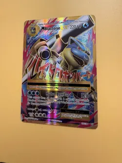 Pokemon M Blastoise EX Full Art Ultra Rare Evolutions Holo 102/108 220 HP - Image 3