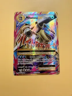Pokemon M Blastoise EX Full Art Ultra Rare Evolutions Holo 102/108 220 HP - Image 4