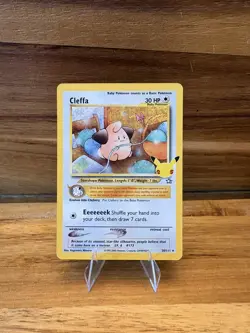 Cleffa 20/111 NM 25th Anniversary Celebrations Holo Rare Pokemon TCG 2021 - Image 1