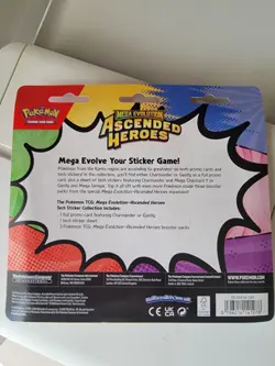 Pokemon Ascended Heroes Charmander Tech Sticker Collection Pack - Image 3