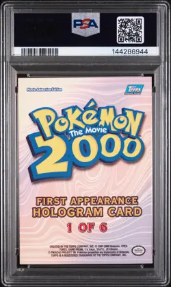 2000 TOPPS POKEMON THE MOVIE 2000 FIRST APPEARANCE FOIL #1 LUGIA PSA 3 - Image 2