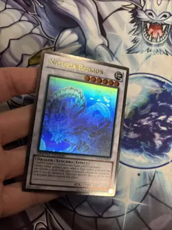 Yugioh Naturia Barkion GLD5-EN033 Ghost Gold Rare Limited Edition VLP (WNU) - Image 2