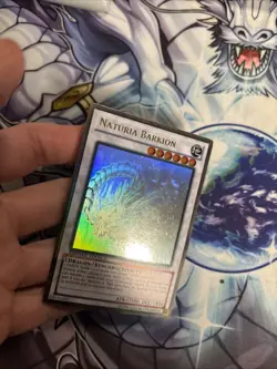 Yugioh Naturia Barkion GLD5-EN033 Ghost Gold Rare Limited Edition VLP (WNU) - Image 3