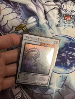 Yugioh Naturia Barkion GLD5-EN033 Ghost Gold Rare Limited Edition VLP (WNU) - Image 4