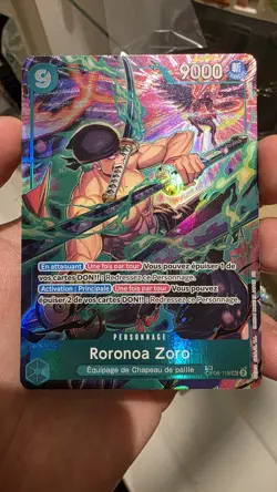 Carte One Piece Roronoa Zoro TR Op06-118 , Treasure Rare Op11 - FR - Image 1
