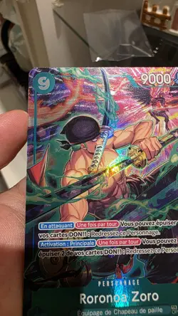 Carte One Piece Roronoa Zoro TR Op06-118 , Treasure Rare Op11 - FR - Image 2