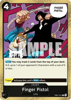 One Piece TCG Foil - Finger Pistol - 01 / NM / English - Image 1