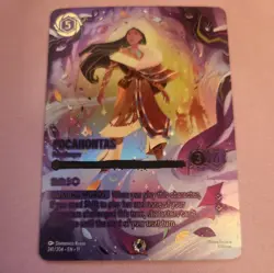 Disney Lorcana - Pocahontas - Peacekeeper - Winterspell - ICONIC - 241/204 - Image 1