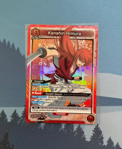 Union Arena Rurouni Kenshin Kenshin Himura UE11BT 090 Holo SR Near Mint - Image 1