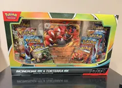 Pokemon Trading Card Game Incineroar ex and Torterra ex Special Collection Box - Image 1